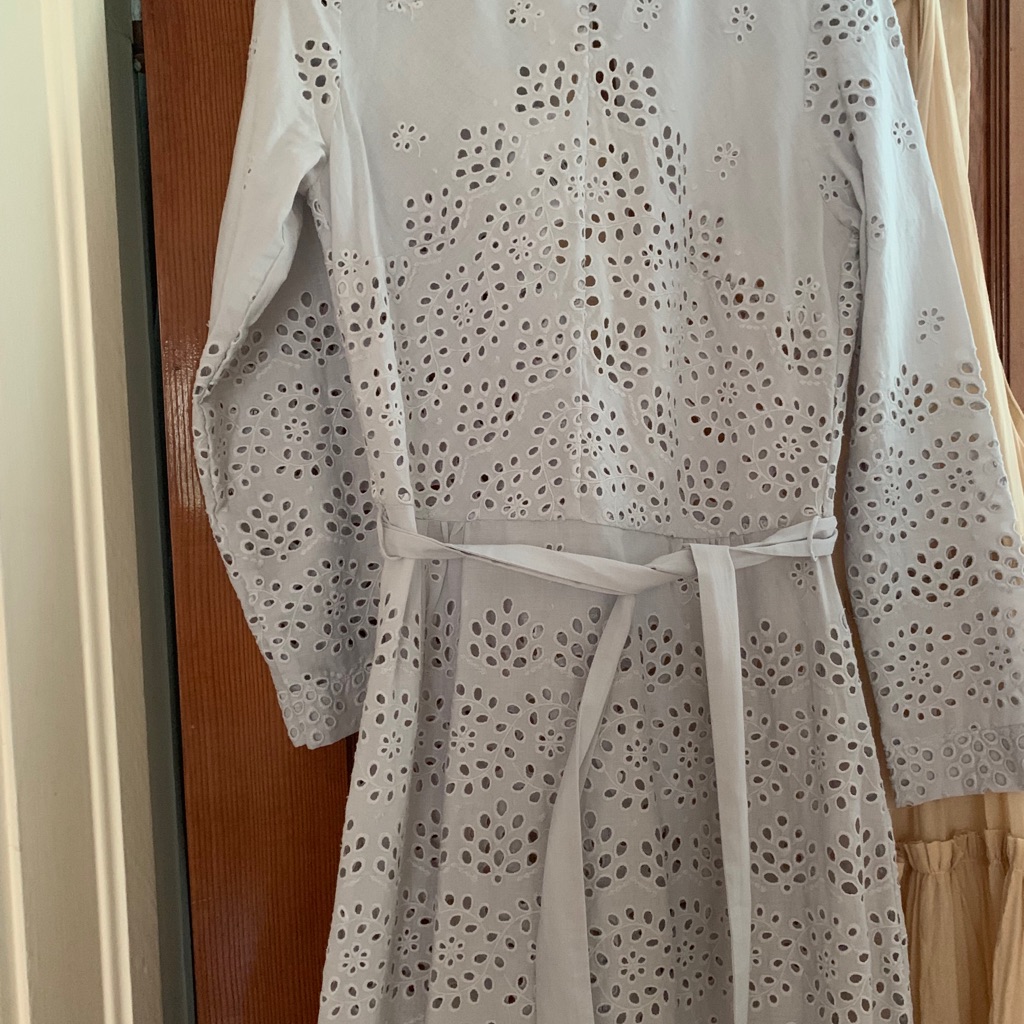 Nwt Innika Choo Broderie Gown - Etta Keet Grey — image 4 of 8